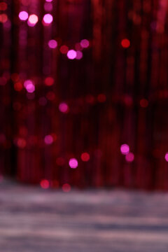 Pink Bokeh Background Burlesque Stage Blur Background