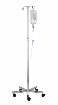 Medical IV Drip Stand with Infusion Bag
