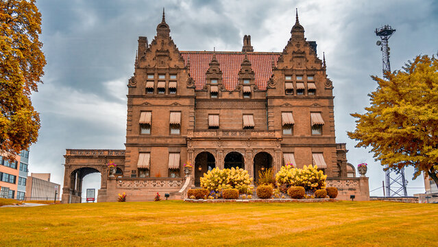 Milwaukee, WI. Beautiful Pabst Mansion in Milwaukee, former home of brewing magnate Captain Frederick Pabst