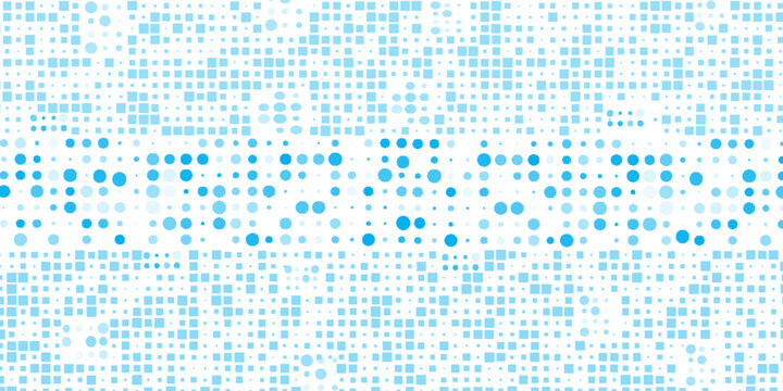 Light BLUE vector blurry rectangular background. Geometric background in square style with gradient. The pattern can be used for brand-new background.