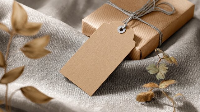 Stunning photo of hangtag mockups, Hanging label tag mockup, favor tag mockup, wedding favor tag mockup, swing tag mockup &mdash; A versatile template for showcasing.