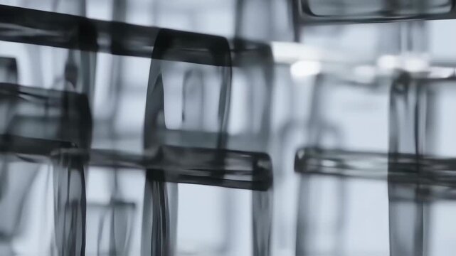 Abstract plastic mesh close up