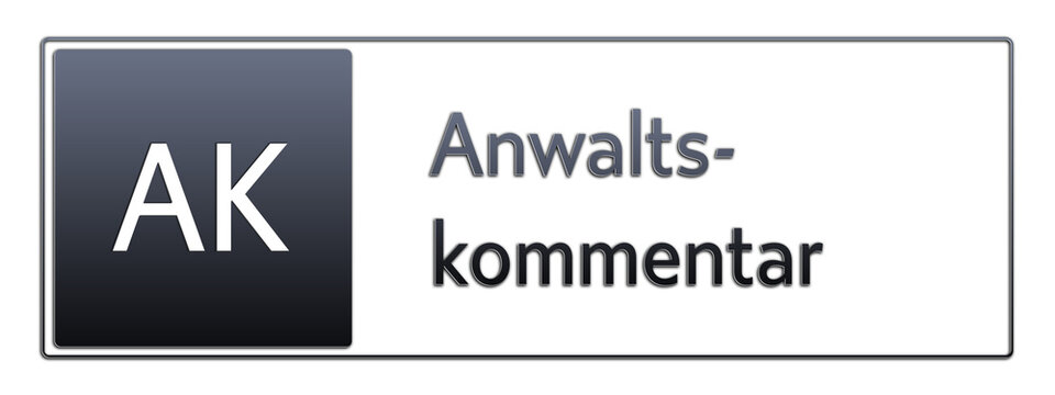 AK - Anwaltskommentar - Abk&uuml;rzung aus deutschem Recht, Verwaltung