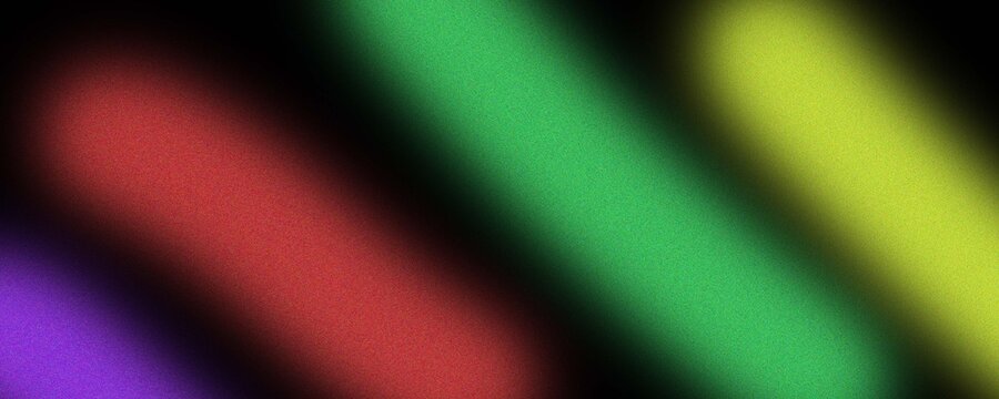 Abstract multicolored glowing light beams on dark background with abstract colorful background spectrum gradient wallpaper contrast backdrop creative fluorescent luminous