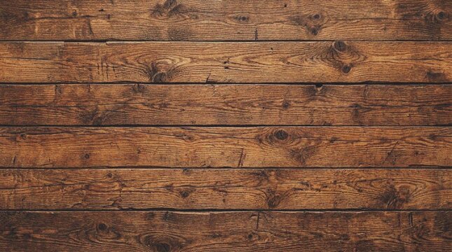 Rustic Horizontal Wooden Plank Texture Background.