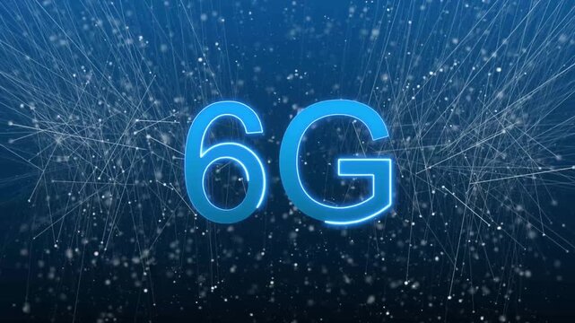 Network text previews upcoming broadband cellular data speeds. High tech network infrastructure graphics map limits. Animation network text for telecoms.