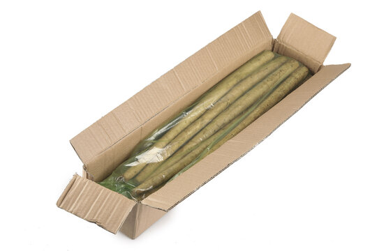 Fresh Burdock Root in Cardboard Box, Shandong