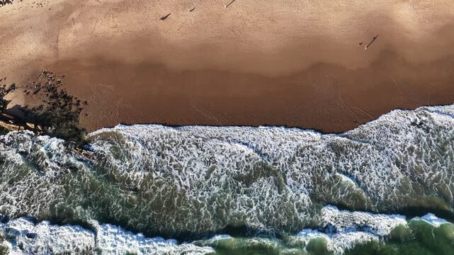 Christies Beach and O'Sullivan Beach, Adelaide, South Australia &ndash; 4K aerial drone footage of sandy coastline, coastal suburbs, waterfront house, cliffs, marina, boat ramp and seaside landscapes