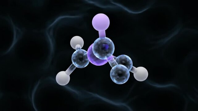 Serotonin Molecule Visualization: Molecular Psychiatry Animation