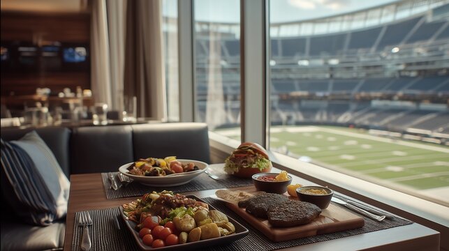 Private Stadium Dining with Gourmet Meal