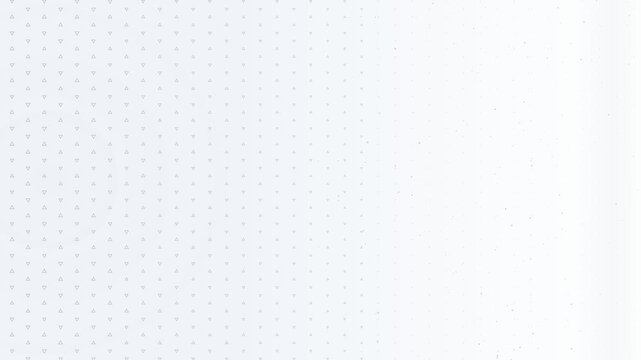 White surface with repeating geometric triangle pattern, fading gradient effect, minimalist abstract texture, clean graphic design element for background presentation or web.
