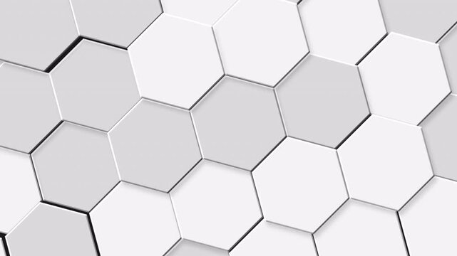 Hexagonal geometric pattern Background texture with grey and white , suitable for modern designs. Perfect for website backgrounds or print materials.