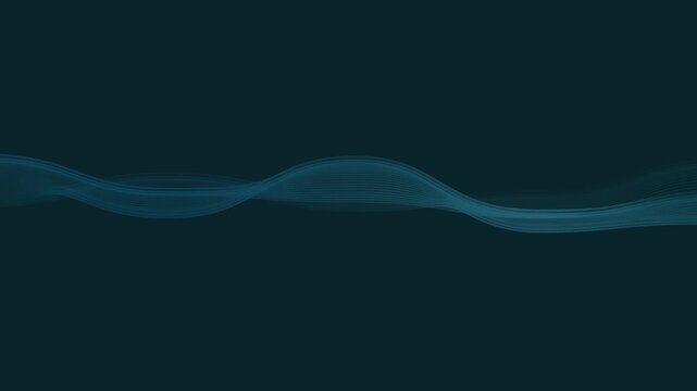 Dark abstract blue wave background. Smooth dark abstract blue wave background for corporate presentations. Elegant dark abstract blue wave background animation.