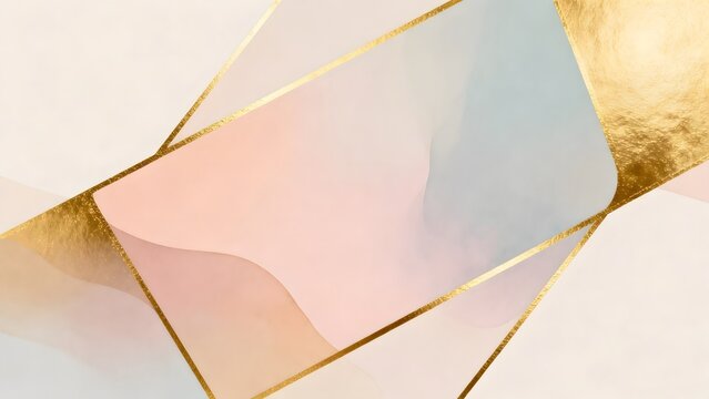 Abstract geometric pattern with pastel colors