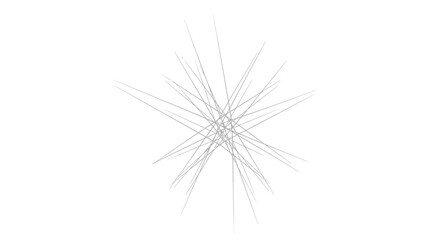 Fototapeta premium Abstract Geometric Starburst Pattern with Thin Grey Lines
