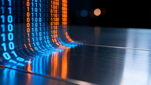 Binary code digital data stream