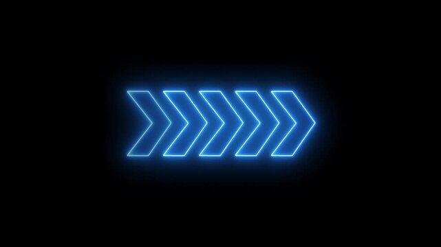 Abstract blue glowing wi fi signal bars dynamic motion background loop