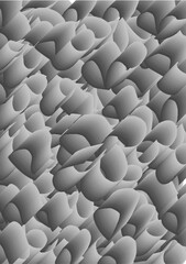 Obraz premium Light Gray Organic Gradient Texture Pattern, Manual Seamless Minimal Design
