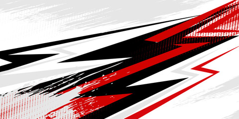 racing stripes red flash decals car © Uwit