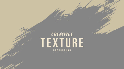 Brushstroke texture background, gray and beige tones with distressed effect. © Mansura