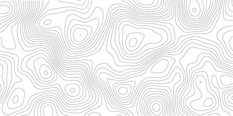 Mountain hiking trail over terrain. Contour background geographic grid. Vector Illustration © MdNayebAli