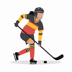 Obraz premium Ice Hockey Player in Action