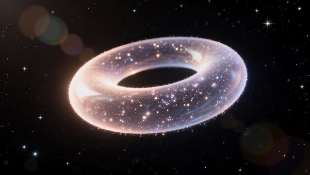 Toroidal shape in space