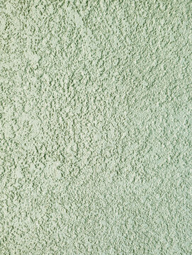 Pastel Stucco Wall Texture In Green Background