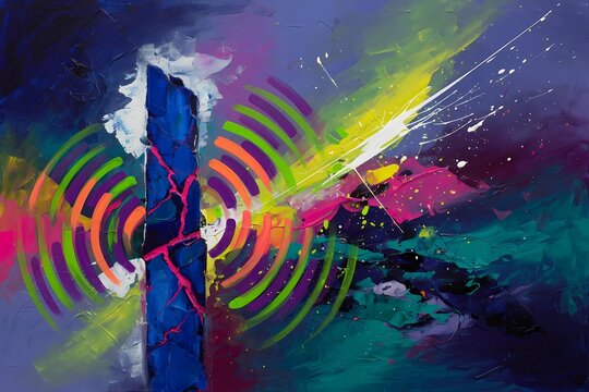 Resonant Echo in Vibrant Calm