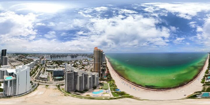 Beachfront condominiums sunny Isles Beach Florida 2026 360 VR
