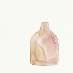 Fototapeta premium Close-up of pink quartz crystal bottle