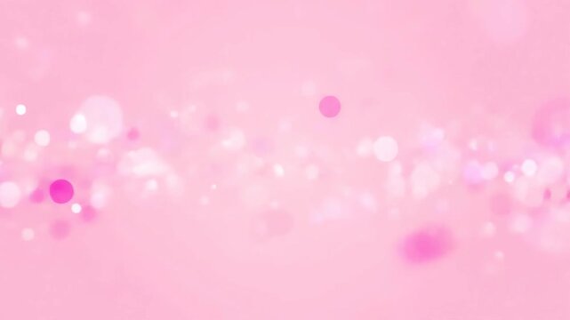 Soft Pink Bokeh Lights Background for Festive Celebrations and Dreamy Events