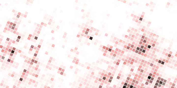 Pink disco ball mosaic background with spotlight. Mirror glitter gradient texture sequin backdrop. Rose gold dance floor with sparkles and shine lights. Glam halftone shimmer wall. Vector illustration