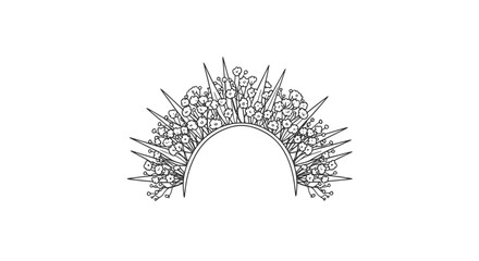 Tiara with Diamonds and Pearls. © Barusan