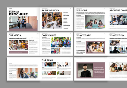 Business Brochure Template Design