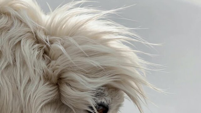 White-furred animals