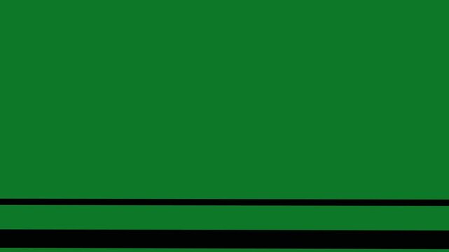 Background composition presenting a flat green surface with dual black horizontal lines serves as a clean base for layered graphic designs.