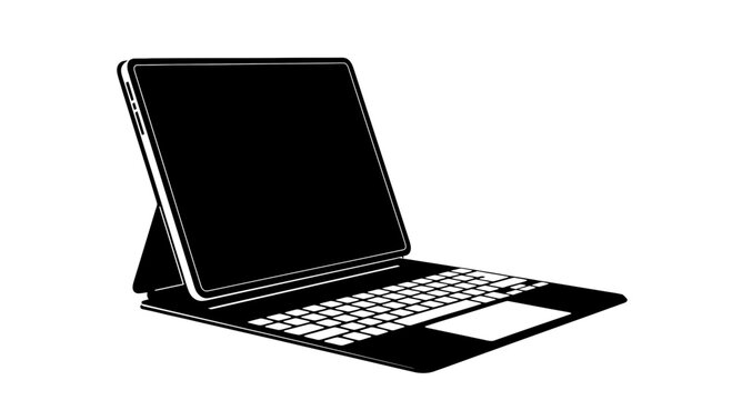 Tablet Computer with Detachable Keyboard.