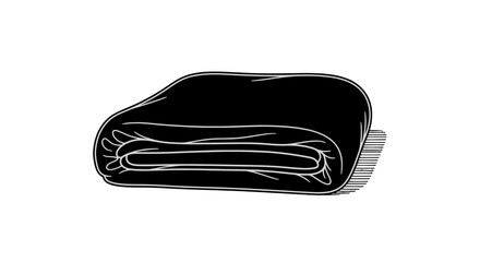 Black Pouch with Zipper Closure. © Caca