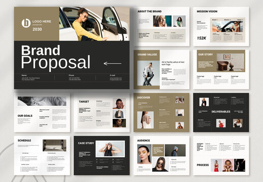 Brand Proposal Landscape Brochure Template