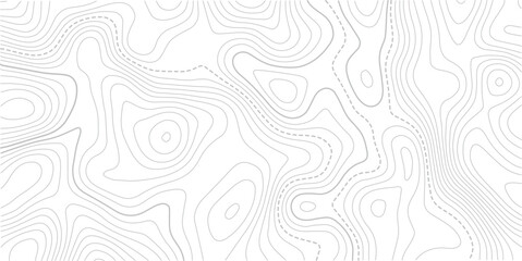 Fototapeta premium Transparent PNG Topographic line map. Modern design with White background with topographic wavy pattern design.paper texture Imitation of a geographical map shades.
