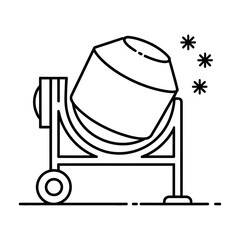 Fototapeta premium Vector of minimalist bathtub with towel and soap stars