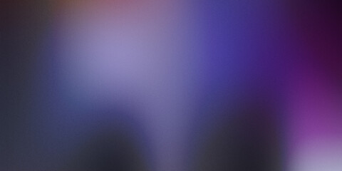 Obraz premium Abstract grainy gradient background with dark purple and blue soft color transitions