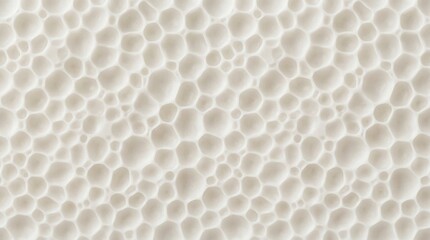 Obraz premium Abstract Organic Bubbles Texture, Creamy White Foam Surface, Macro Close-up Pattern Background, Minimalist Organic Design Element