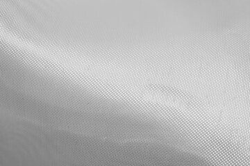 Fototapeta premium Abstract White Synthetic Fabric Texture Background with Fine Mesh Pattern