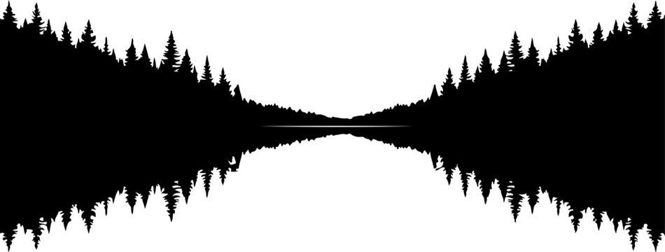 Sound wave, audio waveform, black vector graphic, sound pattern, music element