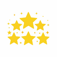 Fototapeta premium Golden Stars Cluster