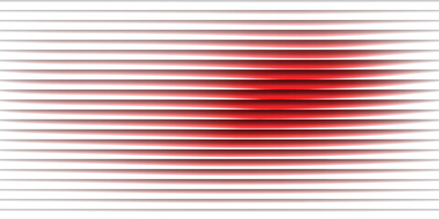 Abstract red glowing lines background. Dynamic white geometric horizontal pattern with soft shadow for esport backdrop or sports presentation layout. © gdtg