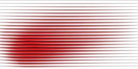 Abstract red glowing lines background. Dynamic white geometric horizontal pattern with soft shadow for esport backdrop or sports presentation layout. © gdtg
