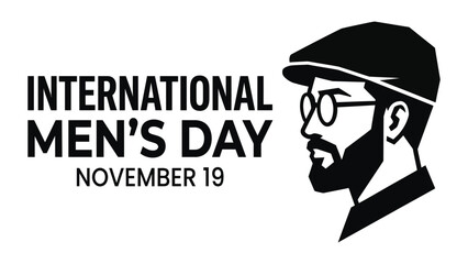 Man with a beard and flat cap represents the annual observance of International Men's Day on November 19. © Sadee Girl